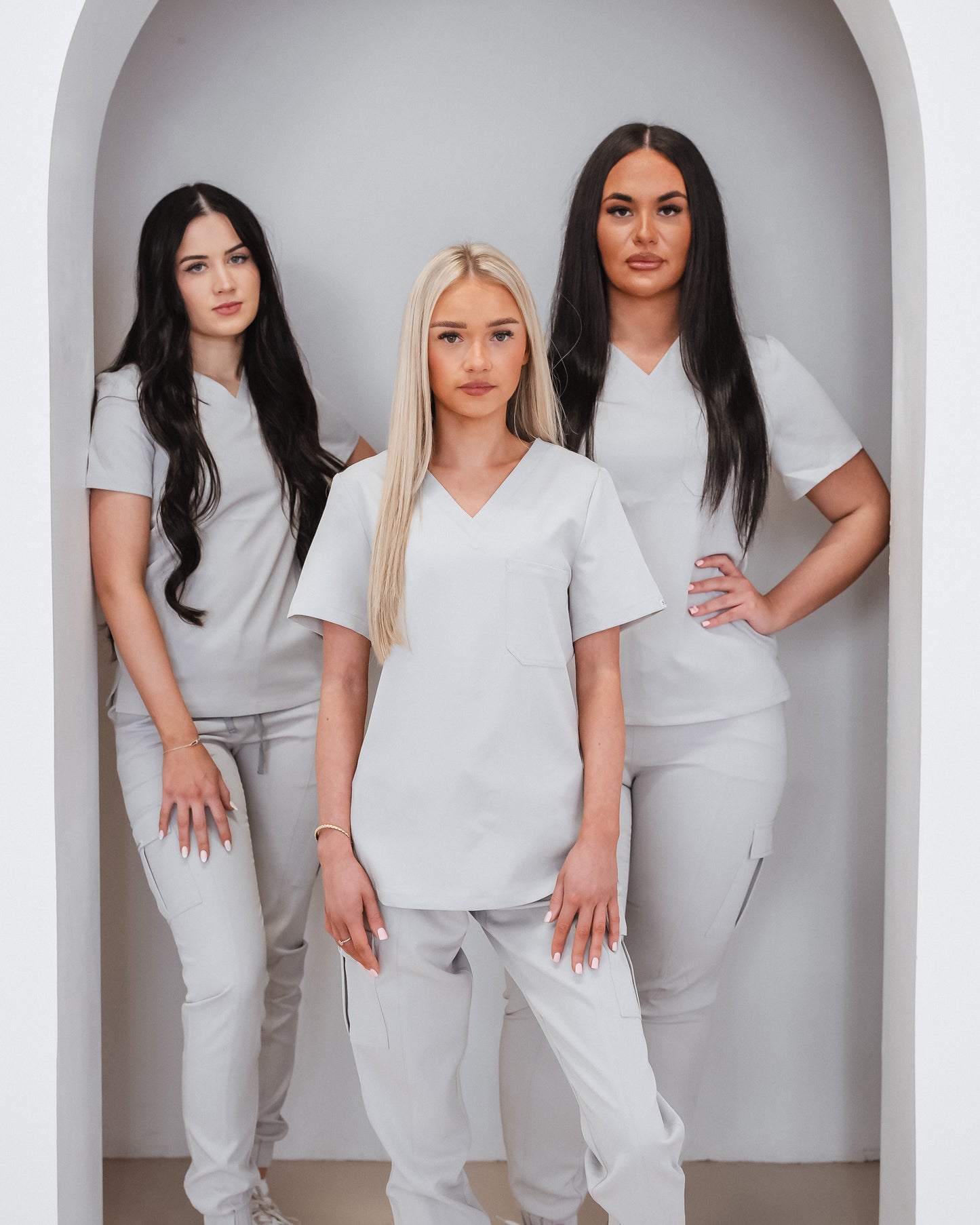 Maebelle scrub set (grey)